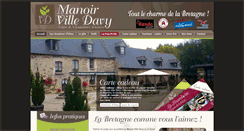 Desktop Screenshot of manoirvilledavy.fr